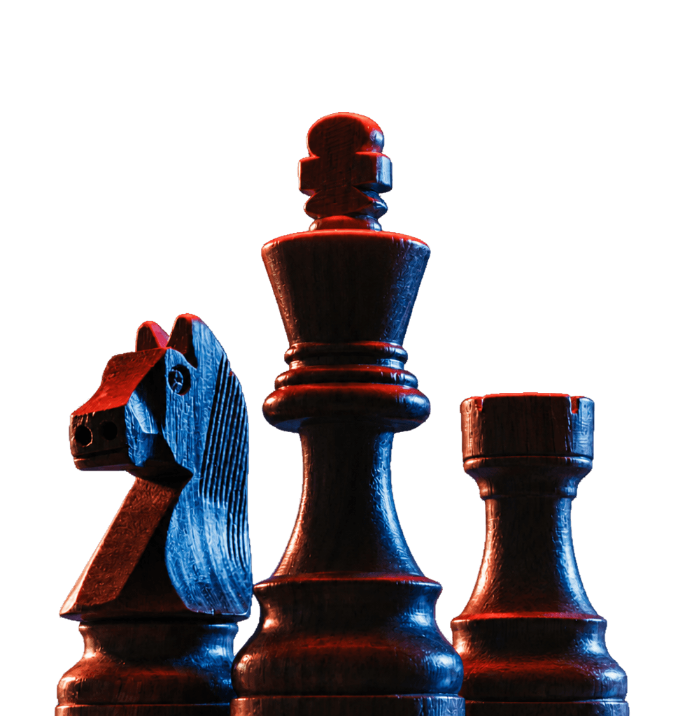 Strategic chess pieces representing business growth